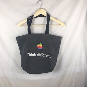 Vintage Apple Computer, Inc. Memorabilia Denim Bag